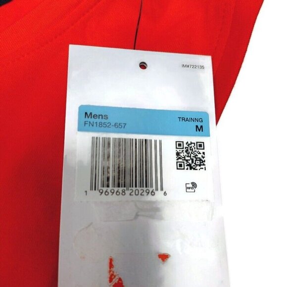 Nike Dri-Fit Primary Hoops Tank Top T Shirt Mens Size M Hoops Champion Red - Picture 5 of 7